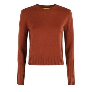 Guest In Residence Shrunken Cashmere Crew Neck Sweater - NWT